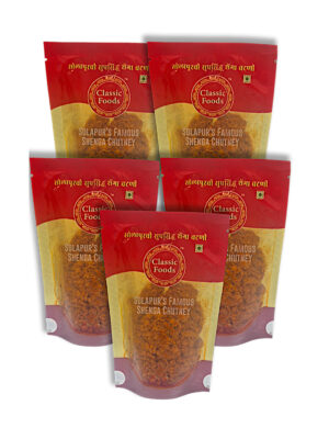 Travel Easy Shenga Chutney Packets (100gm - Pack of 5) Regular
